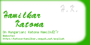 hamilkar katona business card
